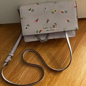 Kate Spade Floral Crossbody Bag - Light Purple